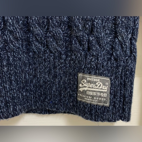 Superdry Navy Blue Crewneck Sweater - Picture 5 of 15